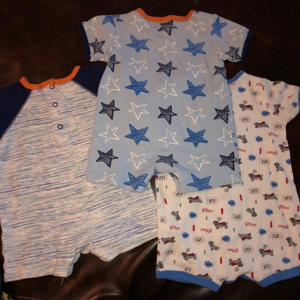 Baby boy 9 months rompers